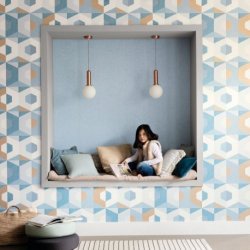 Decoraci&oacute;n con Papel Pintado Line Up 68526221