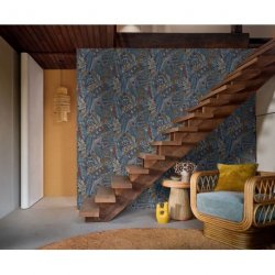 Decoraci&oacute;n con Papel Pintado Casa Azul 76333160