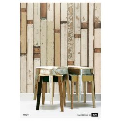 Decoraci&oacute;n con Papel Pintado Scrapwood 1 PHE-01