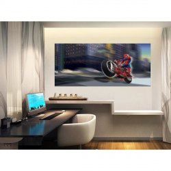 Decoraci&oacute;n con Fotomural Spiderman On Bike