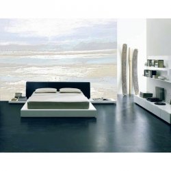 Decoraci&oacute;n con Fotomural Autor White Country 101 Textura Lienzo