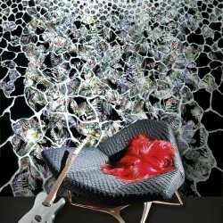 Decoraci&oacute;n con Panel decorativo de papel pintado Cavalli No5 RC16226