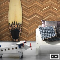 Decoraci&oacute;n con Papel Pintado Timber Strips TIM-06