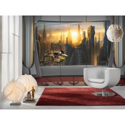 Decoraci&oacute;n con Fotomural Star Wars Coruscant 8-483