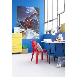 Decoraci&oacute;n con Fotomural Marvel Spiderman Rooftop 1-424