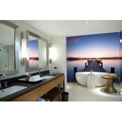 Decoraci&oacute;n con Fotomural Pier At Sunrise