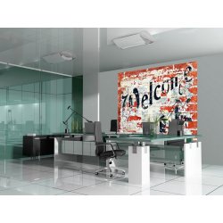 Decoraci&oacute;n con Fotomural Welcome 00903