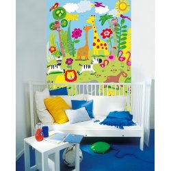 Decoraci&oacute;n con Fotomural Animal Safari 00418