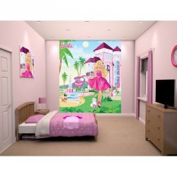 Decoraci&oacute;n con Fotomural Barbie 42971