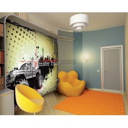 Decoraci&oacute;n con Fotomural Olly OL13021 Monster Truck