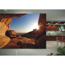Decoraci&oacute;n con Fotomural Sunrise In The Rocks FTS-0483