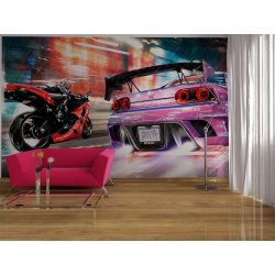 Decoraci&oacute;n con Fotomural Race FT-0147