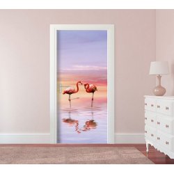 Decoraci&oacute;n con Fotomural Flamingo FTV1527