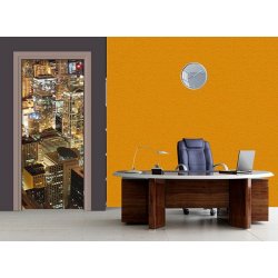 Decoraci&oacute;n con Fotomural Night City FTV1537