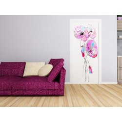 Decoraci&oacute;n con Fotomural Water Colours Poppy FT-0210
