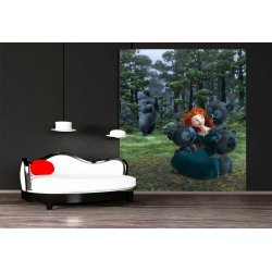 Decoraci&oacute;n con Fotomural Brave White Bears FTDL-1900