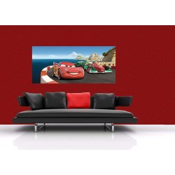 Decoraci&oacute;n con Fotomural Cars 2 Race FTDH-0640