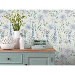 Decoraci&oacute;n con Papel Pintado Edenmuir Carneum Capri