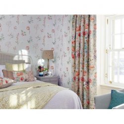 Decoraci&oacute;n con Papel Pintado Edenmuir Delgatie Peony