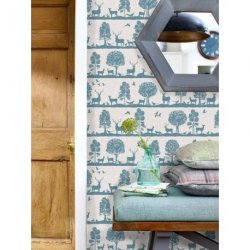 Decoraci&oacute;n con Papel Pintado Country 2 Cairngorms Damson