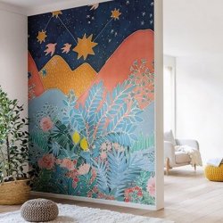 Decoraci&oacute;n con Mural Panor&aacute;mico Hygge 100617123