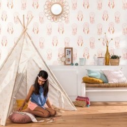 Decoraci&oacute;n con Papel Pintado Girl Power 100786604