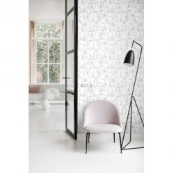 Decoraci&oacute;n con Papel Pintado Black & White 139145