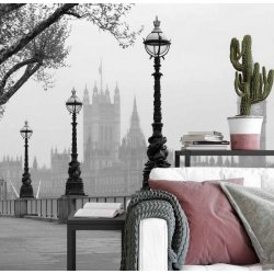 Decoraci&oacute;n con Fotomural London Fog CW15411-8