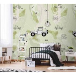 Decoraci&oacute;n con Fotomural Kate & Andy INK7448