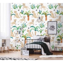 Decoraci&oacute;n con Fotomural Kate & Andy INK7449