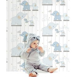 Decoraci&oacute;n con Papel Pintado Baby Love 1613022