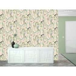 Decoraci&oacute;n con Papel Pintado Aruba 8101