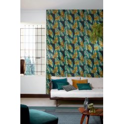 Decoraci&oacute;n con Papel Pintado Flower Power TP30204