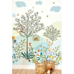 Decoraci&oacute;n con Mural Panor&aacute;mico Let's Go Girls 104460743