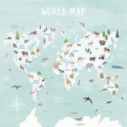 Mural Panor&aacute;mico Les Mini Mondes 105766306