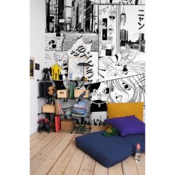 Decoraci&oacute;n con Mural Panor&aacute;mico Les Mini Mondes 105849003